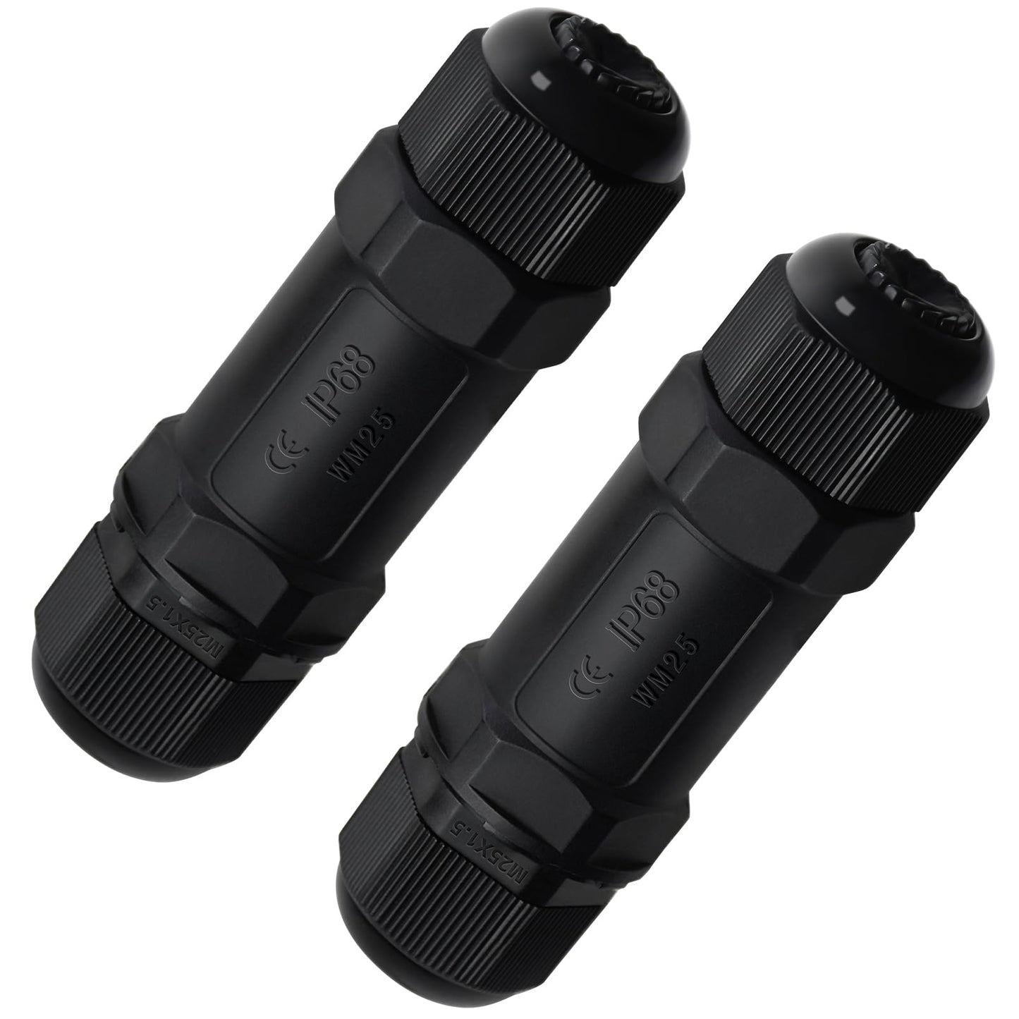 QINGLER Waterproof RJ45 Ethernet Coupler with PoE Support 2 Pack