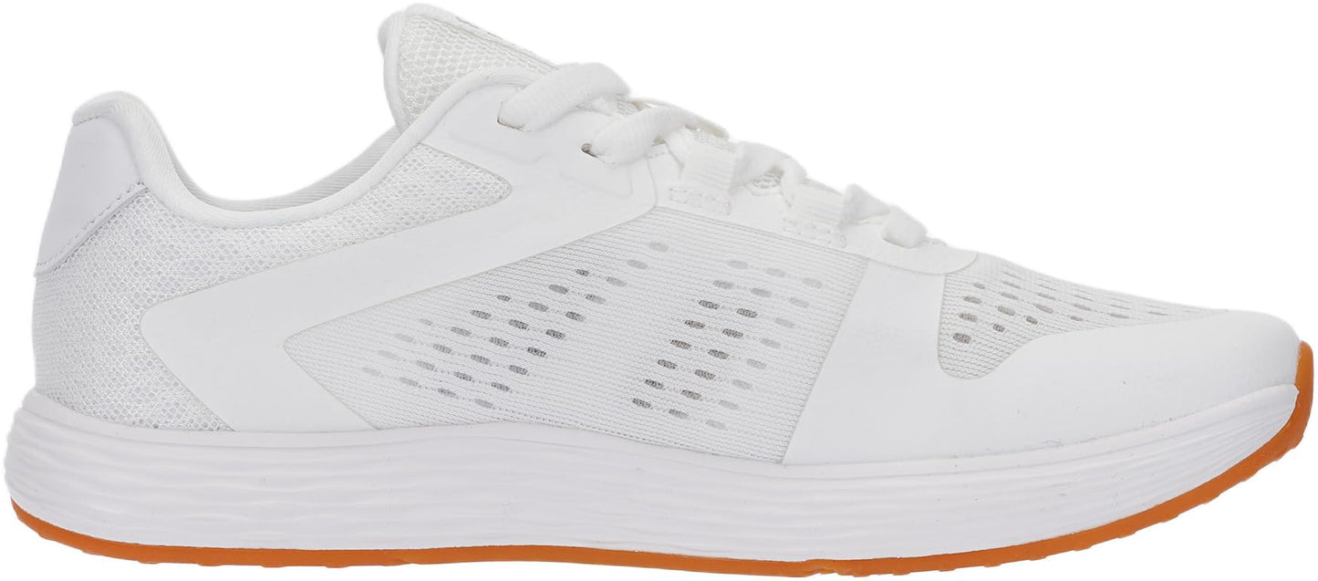 WHITIN Women's Wide Toe Box Running Shoes + Zero Drop Sole with Durable, Protective Upper Size 8 White 39