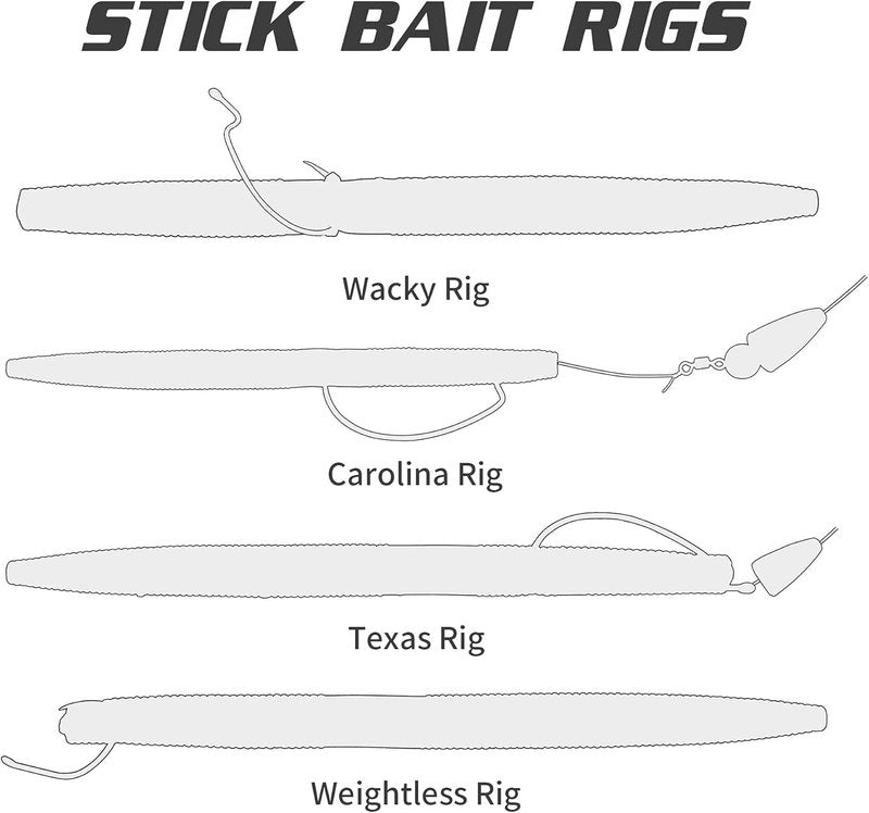Senko Worms Kit - 30/50/78/100 Pcs Soft Plastic Fishing Lures | 4"/5" Salt-Impregnated for Bass Fishing