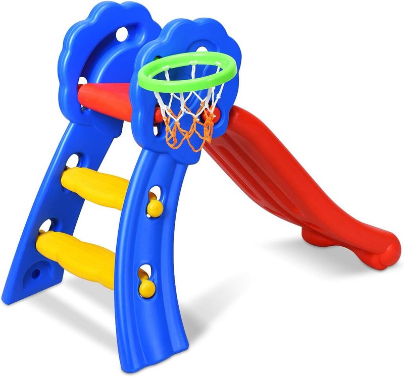 Toddler Slide Playset - Freestanding Climber for Indoor Fun | Easy Setup, Sturdy Plastic