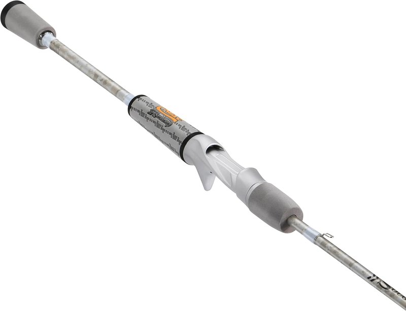 Sougayilang Fishing Pole - IM6 Graphite Spinning & Casting Rod | Two-Piece Design, SuperPolymer Handle for Bass Fishing