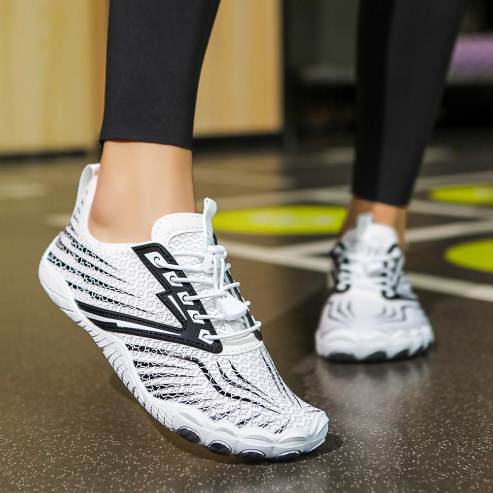 Grounding Barefoot Water Shoes for Men Women Hiking Running Wide Toe Box Pro Uniex Footwear - Non-Slip Zero-Drop Beach Pool Yoga Swim Outdoor Athletic Aqua Shoes