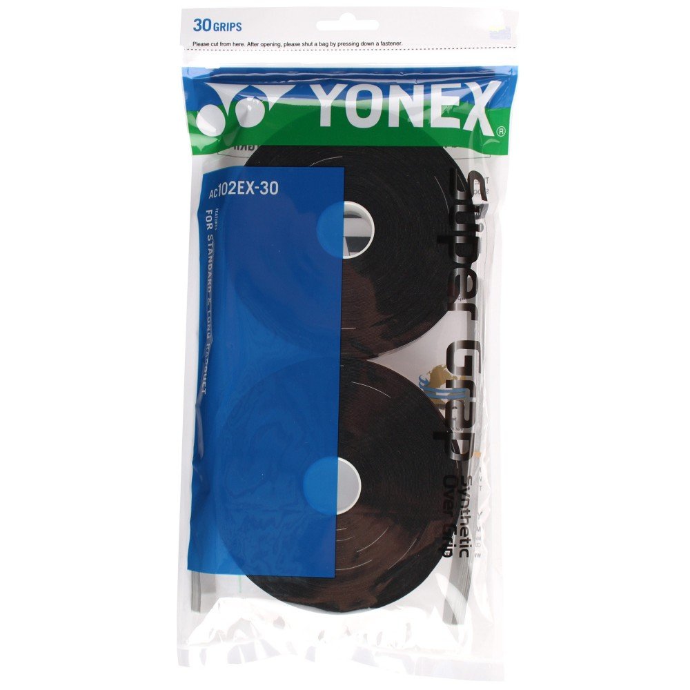 YONEX Super GRAP Tennis Racquet Overgrip (1x 30 Wraps - Red)