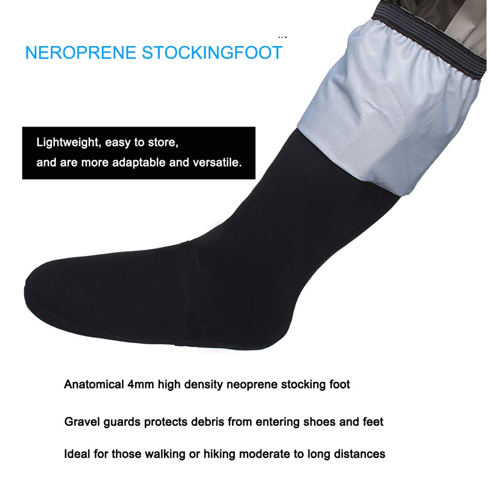 Kylebooker Breathable Stockingfoot Hip Waders(XXL)