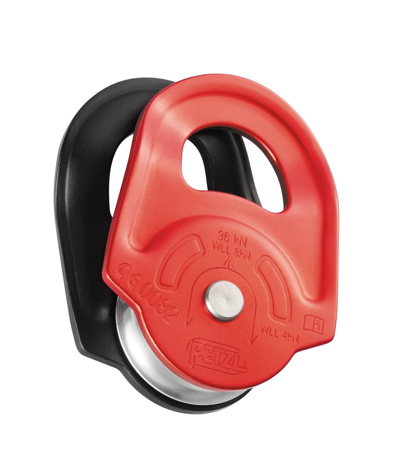 Petzl, Rescue Pulley, High-Strength Pulley with Swinging Side Plates