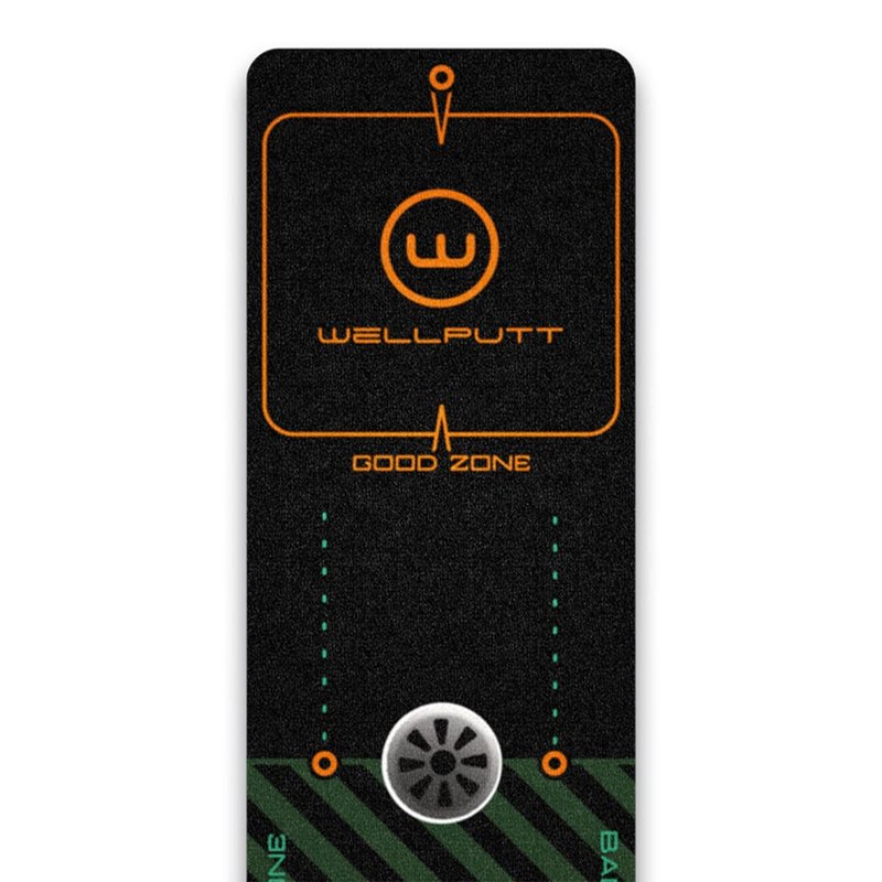 WELLPUTT - Golf Putting Training Mat - 10ft First