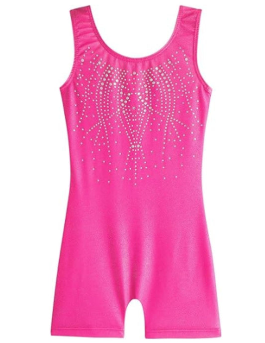 Zaclotre Kid Girls Gymnastic Leotard Sparkly Shiny Diamond Ballet Dance One Piece Outfit