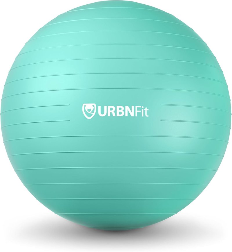 URBNFit Exercise Ball - Anti-Burst Yoga Ball for Stability & Pregnancy | Fitness Ball Chair for Home or Office