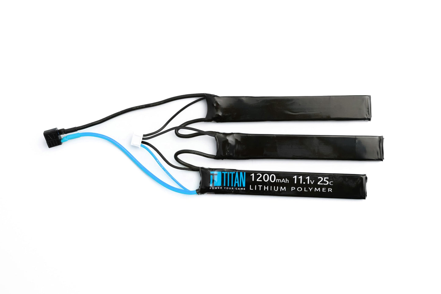 Titan LiPo 1200mAh 11.1v 25C Triple T-Plug