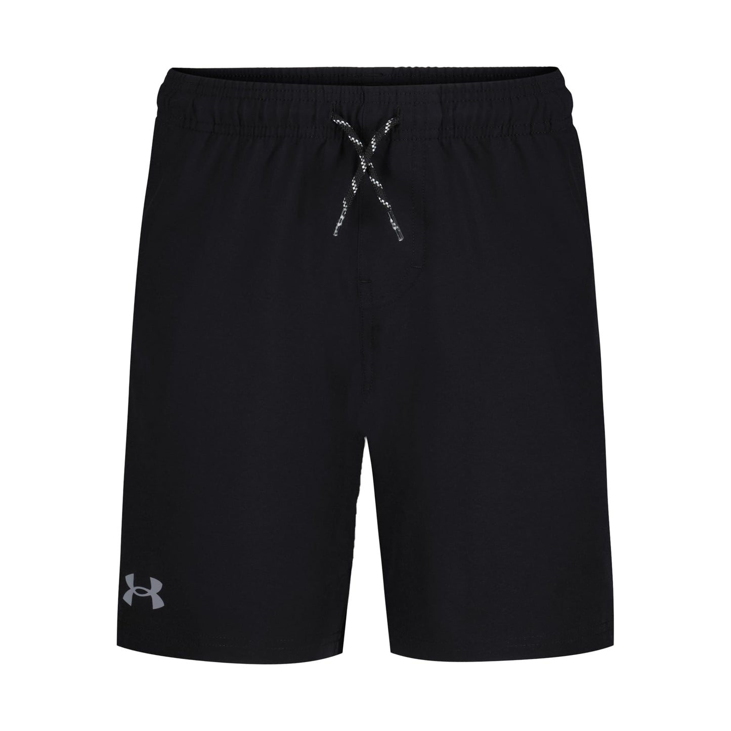 Under Armour Boys' 4-Way Stretch Pull-on Tech Shorts, Moisture Wicking, Side Hand Pockets, Outdoor Collection, Black, YL