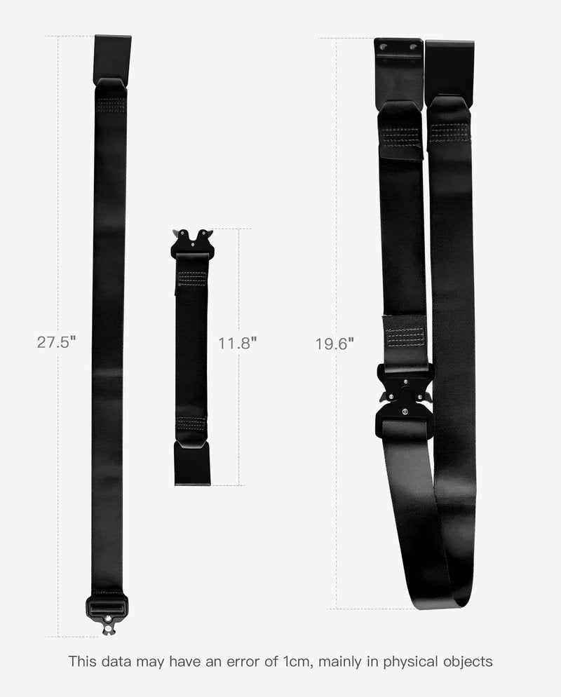 stio Adjustable Gokart Seat Belt for Electric GoKart Kit and Gokart Bundle Compatible with Ninebot by Segway Go Kart Kit Refit Smart Scooter Safety Harness Original Accessories (Black)