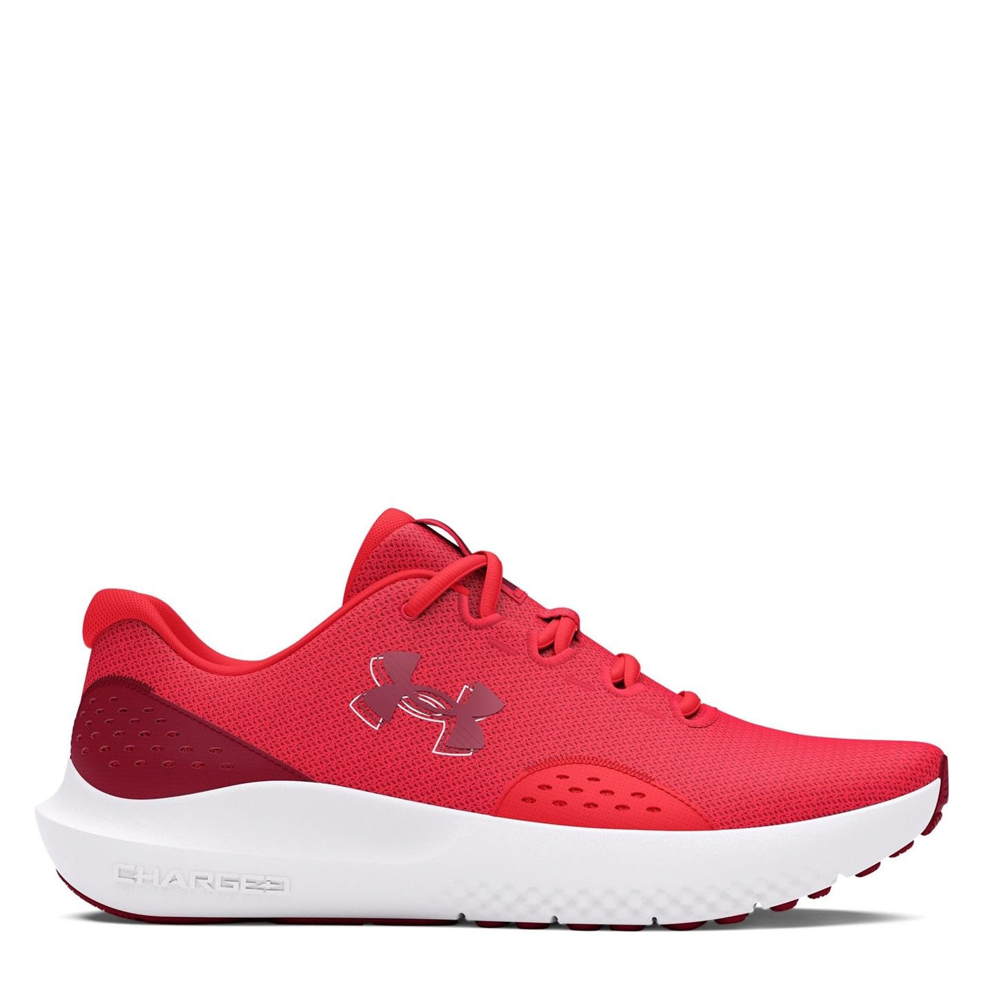 Under Armour Men's Charged Surge 4 Sneaker, Racer Red/Cardinal/Cardinal 9