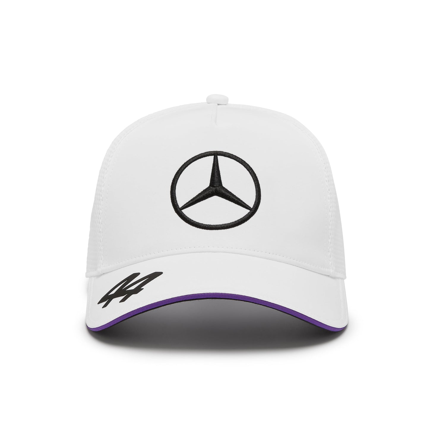 Mercedes AMG Petronas F1 2024 Lewis Hamilton Driver Trucker Hat - White - One Size Fits Most