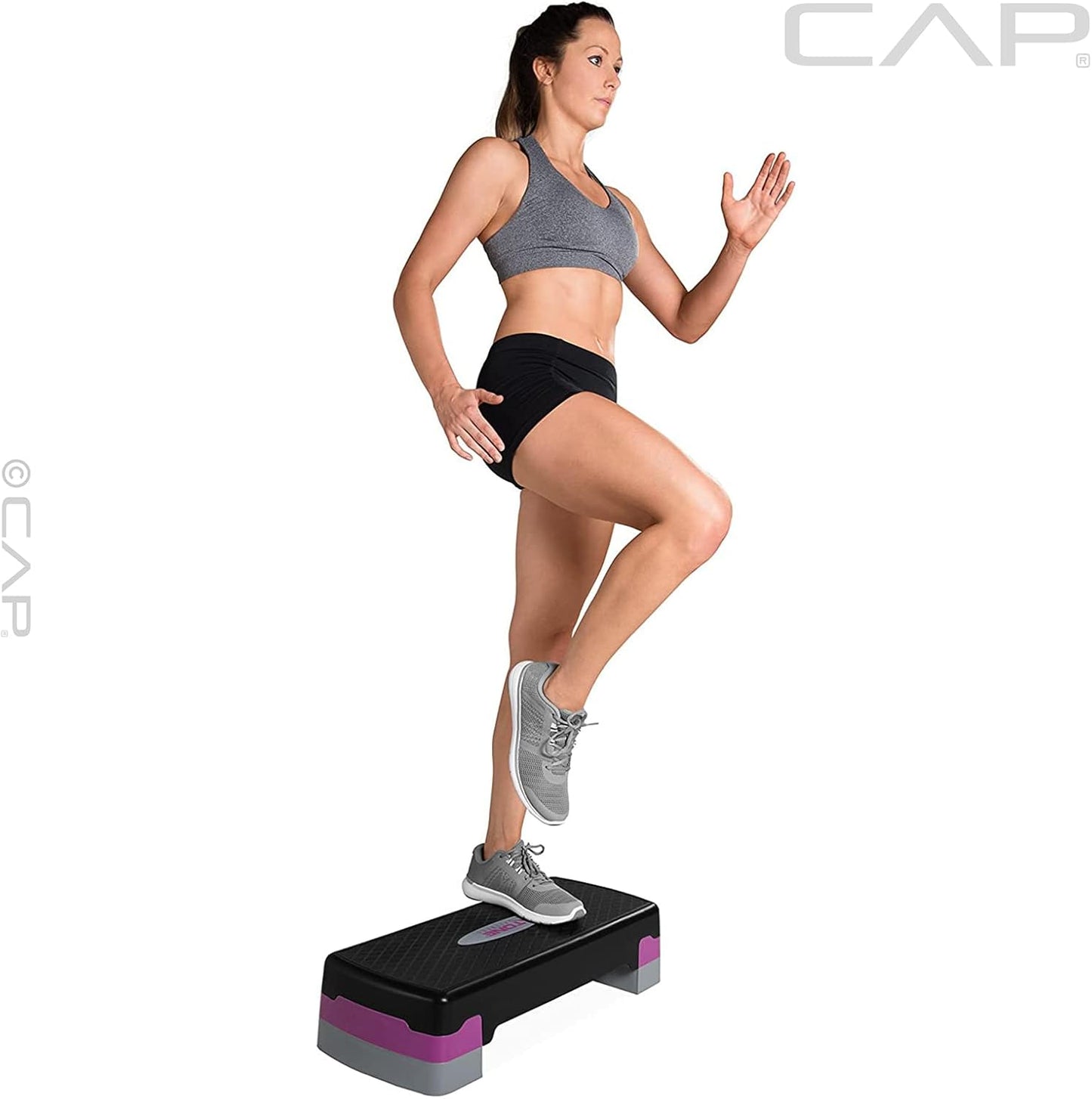 Compact Aerobic Step Platform - Tone Fitness Exercise Step for Home Workouts | Durable, Non-Slip Design