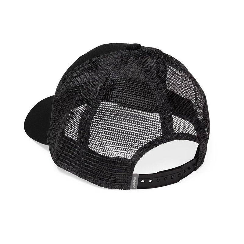 Eddie Bauer Men's Regular Fit Debossed Shield Graphic Hat, Black, One Size