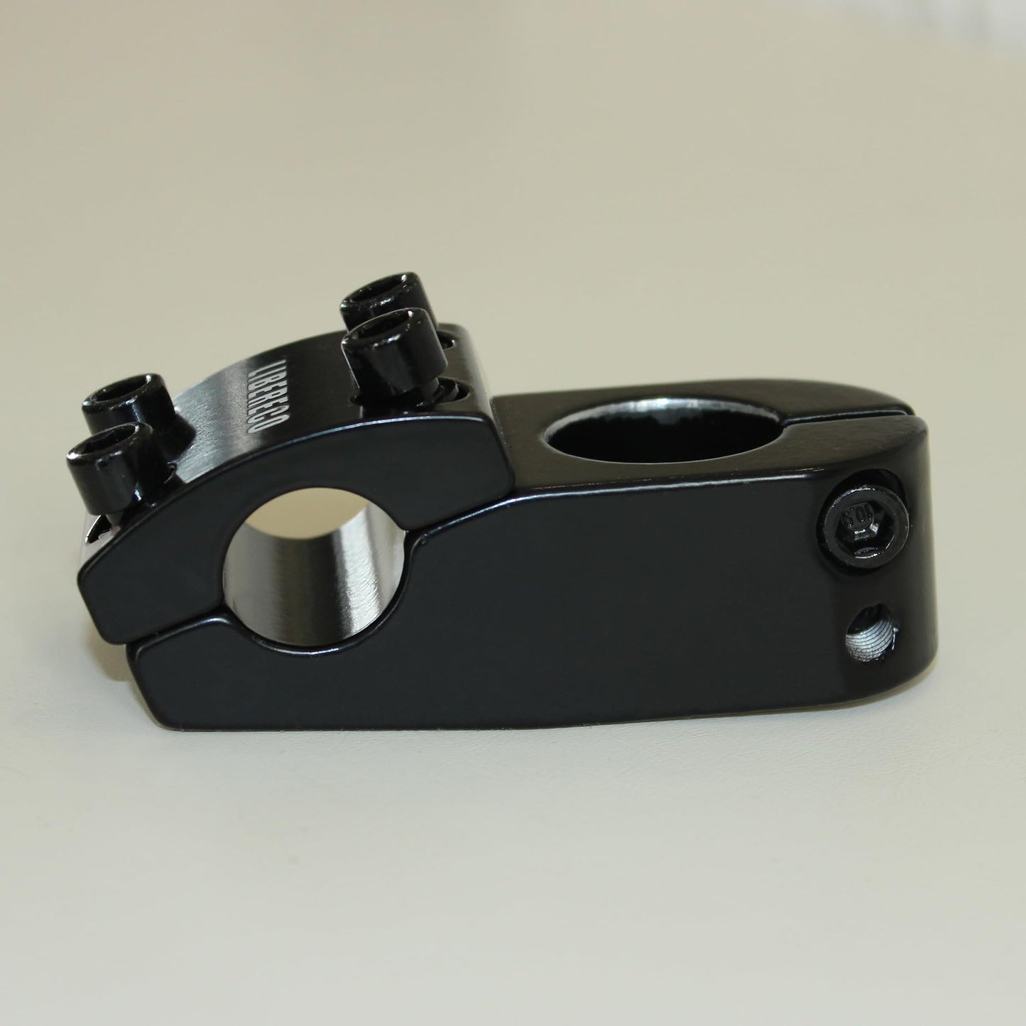 Libereco Aluminum Alloy BMX Stem: Fits 22.2mm Handlebar & 28.6mm Fork: Lightweight High-Strength Freestyle Stem Black