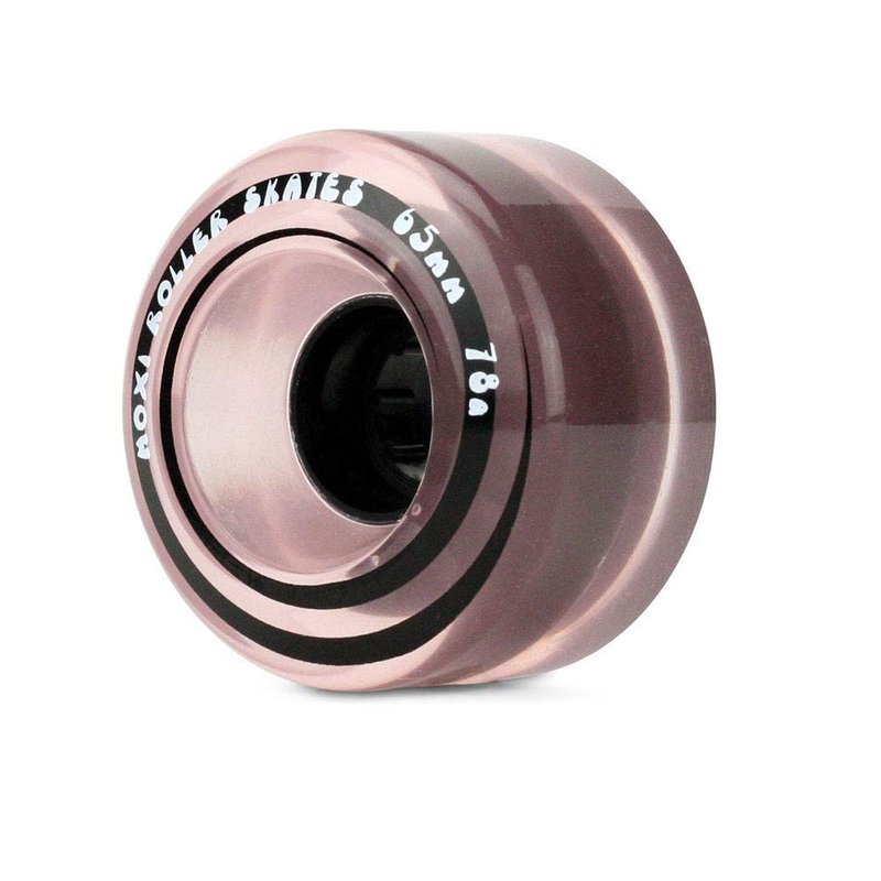 Moxi Juicy - Outdoor Roller Skate Wheels - 4 Pack of 40mm x 65mm x 39mm 78A Wheels | Pink Frost