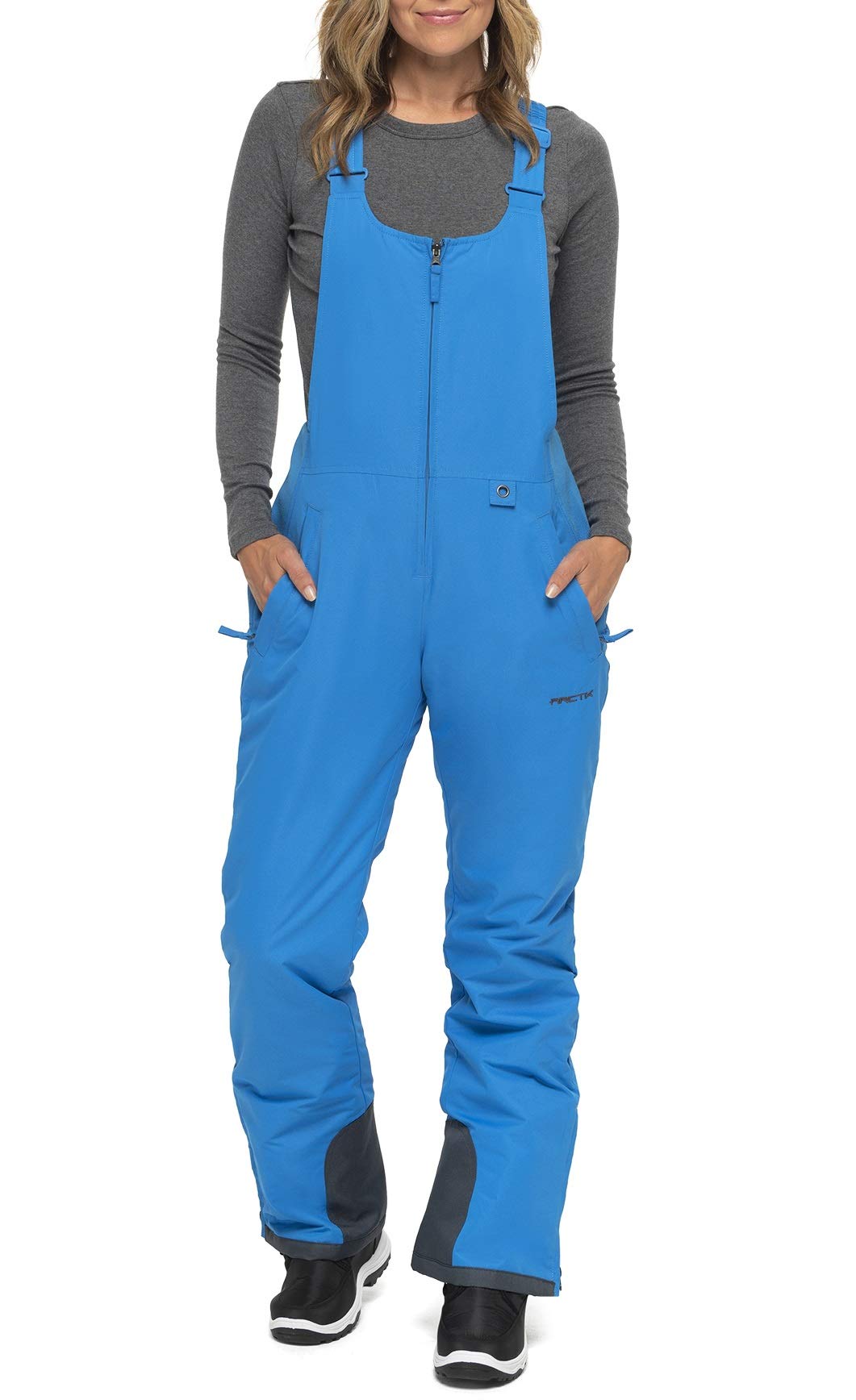 Arctix Women's Essential Insulated Bib Overalls, Marina Blue, Small