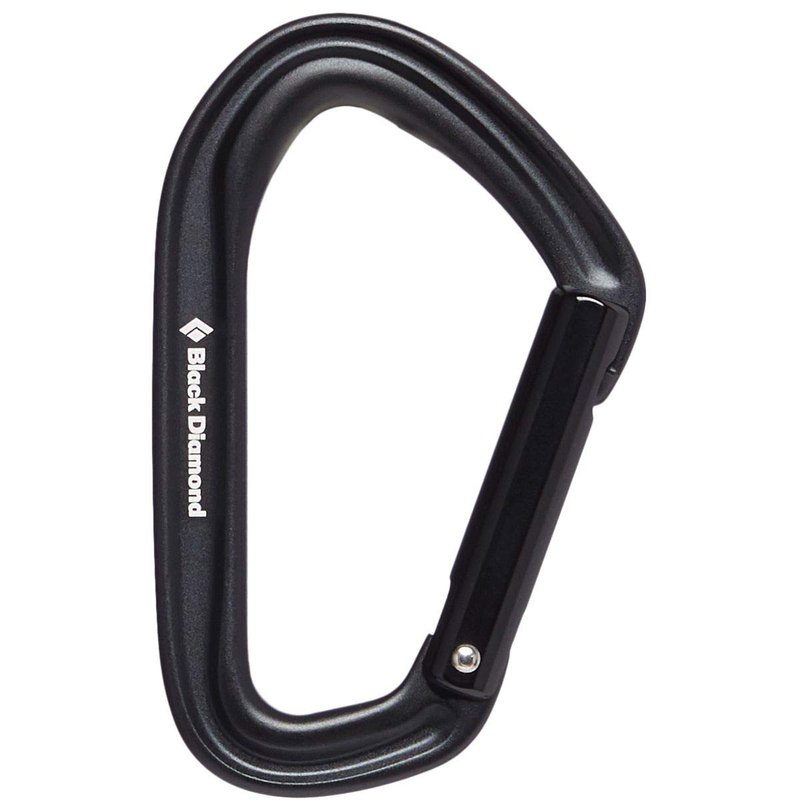Black Diamond Mens Hotforge Straight Carabiner, Black