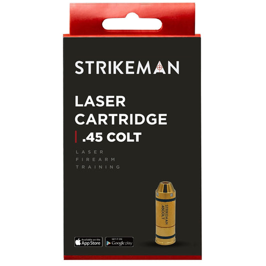 Strikeman Colt 45 Dry Fire Laser Training Cartridge - Great for Target Shooting Practice with Pistols, Made for The Firearm Training System - Red Laser Cartridge Only