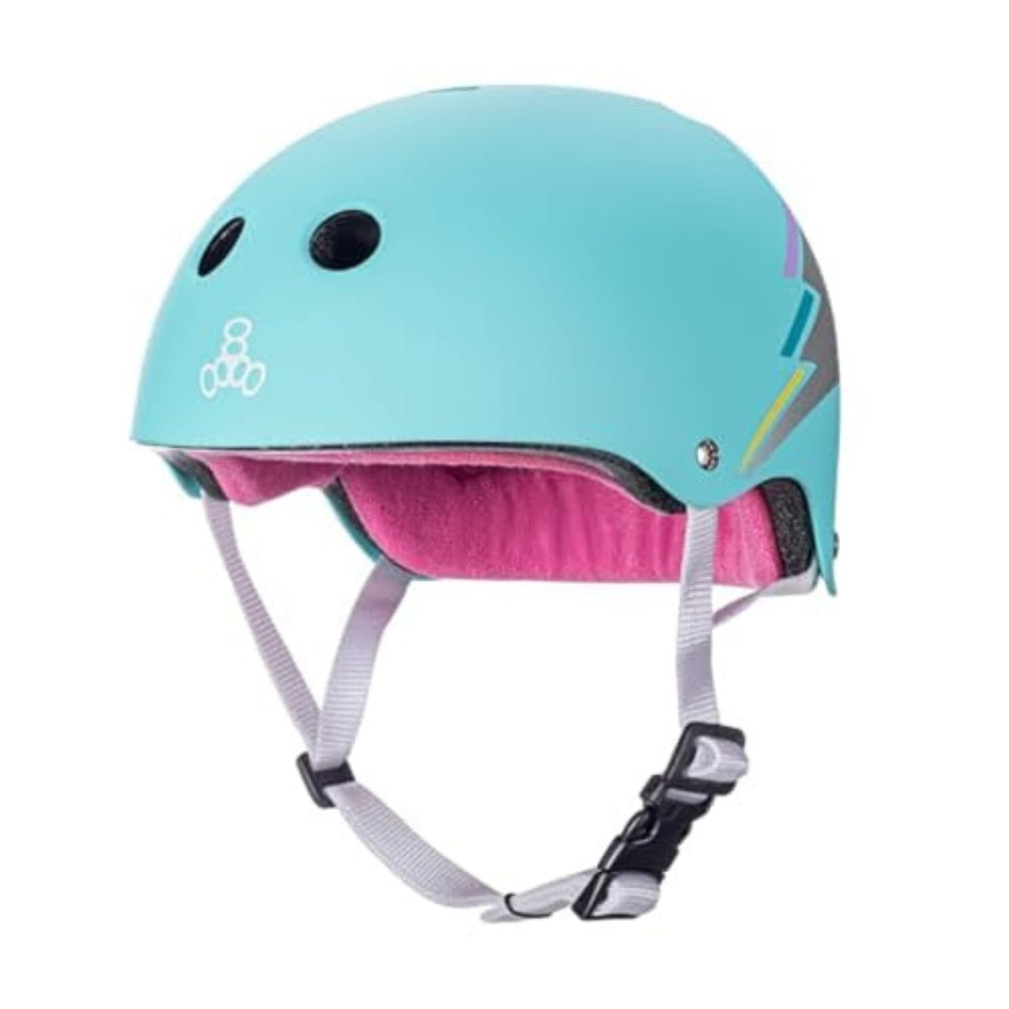 Triple Eight Certified Sweatsaver Helmet for Skateboarding, BMX, Roller Derby, Roller Skating, Inline Skating, Scooter and Bike
