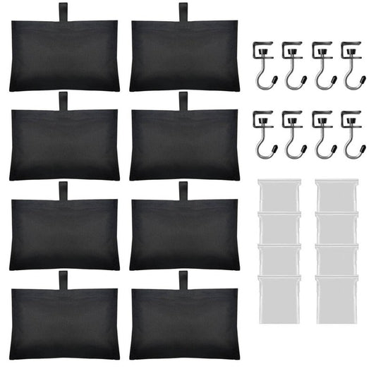 Boat Cover Sand Bags Weights, Weighted Bags Fit for Boat Mooring Covers Car RV Cover, 900D Marine Grade Sand Bags for Weight, Windproof Weighted Sandbags Tarp Weights & Tarp Clip Boating Accessories