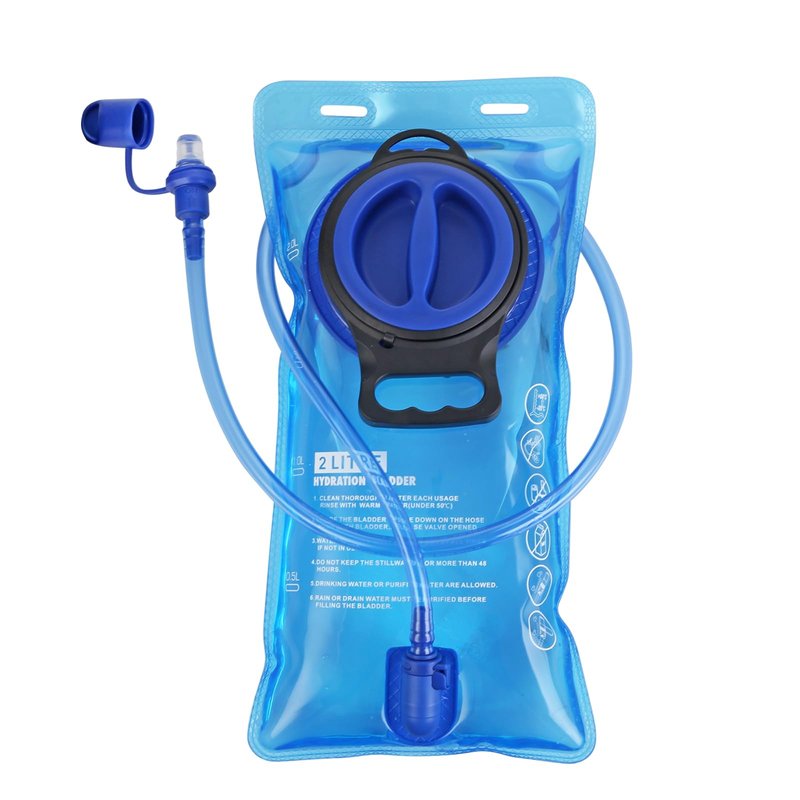 Replacement Hydration Bladder Compatible with Camelbak Backpack, 2L Water Bladder for Hiking Backpack, No Leakage Water Reservoir Storage Bag, with Large Opening, for Camping, Cycling and Running