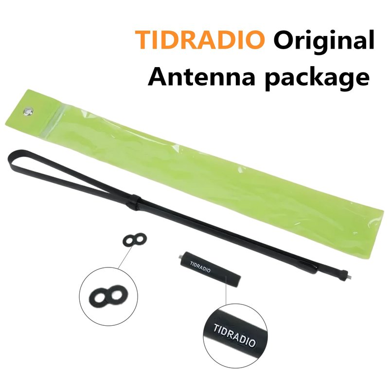 TIDRADIO Ham Radio Antenna,Gmrs Radio Antenna SMA-Female 42.5-inch Long Range Foldable CS Tactical Antenna for Baofeng UV32 UV-5R Mini 5RM BF-F8HP Pro K5PLUS UV-21R GM-15 Pro Radio Accessories-2Pack