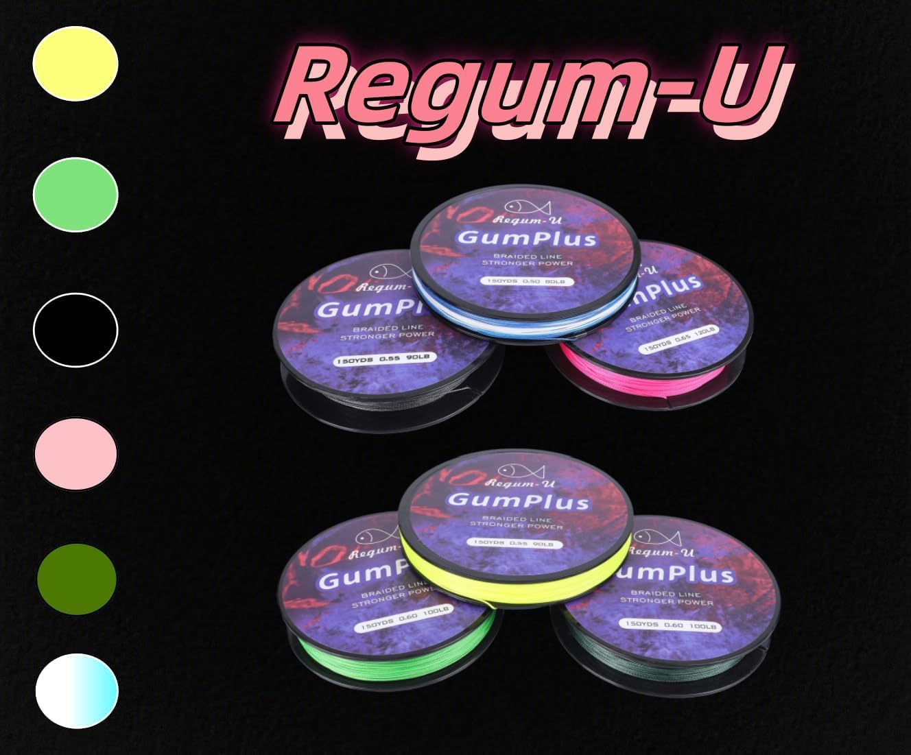Regum-U Gummax 8 Strand Braided Fishing Line