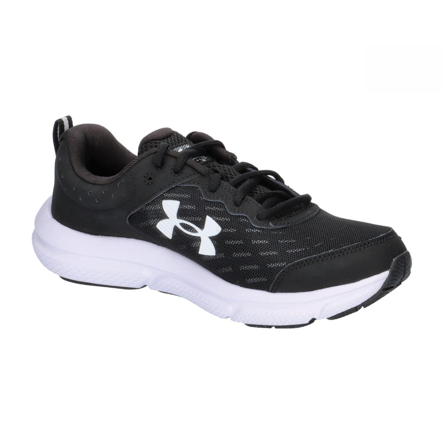 Under Armour Men's Charged Assert 10, (001) Black/Black/White, 11, US