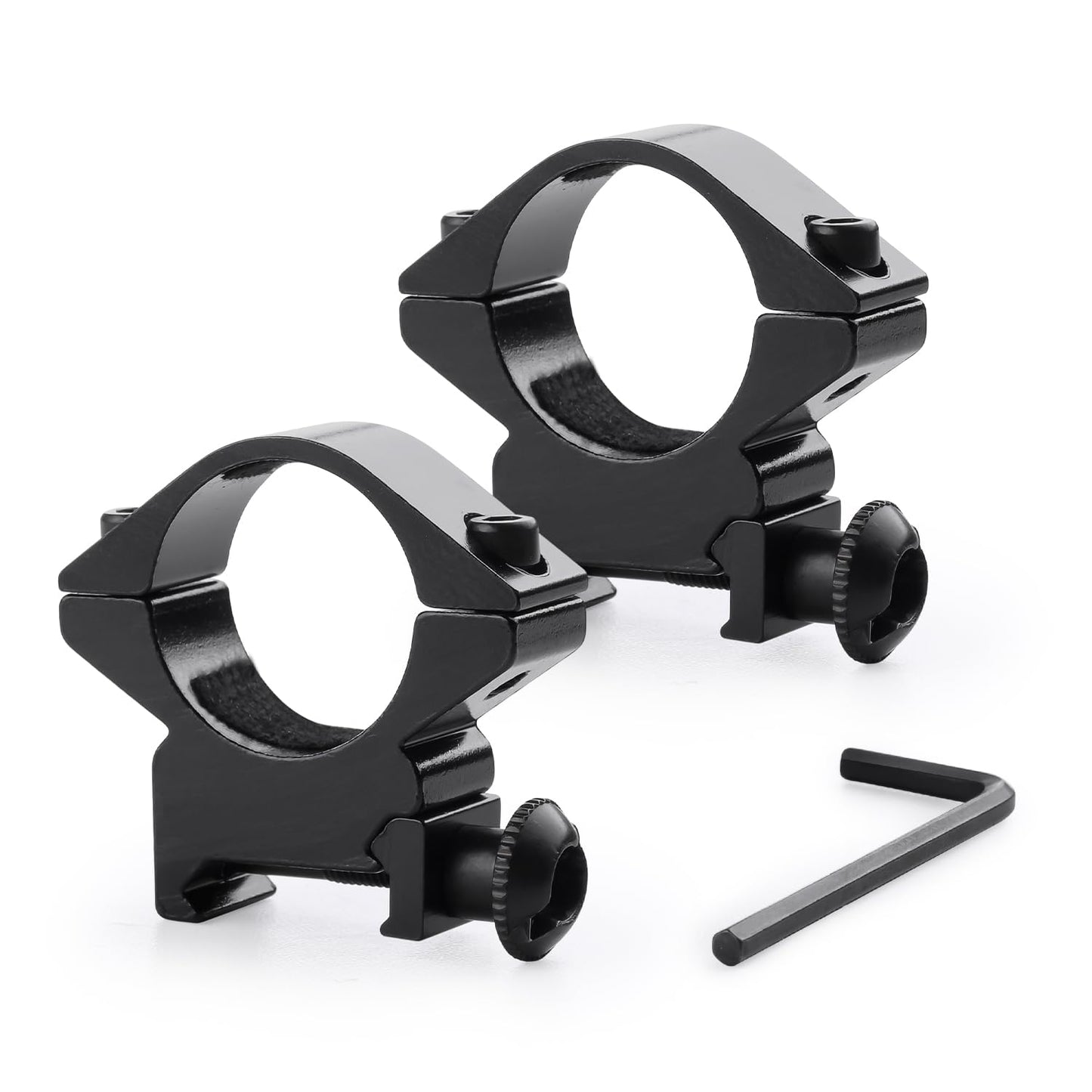 JINSE 1 inch Scope Rings, 2pcs Low Profile Scope Mount for Picatinny Rail