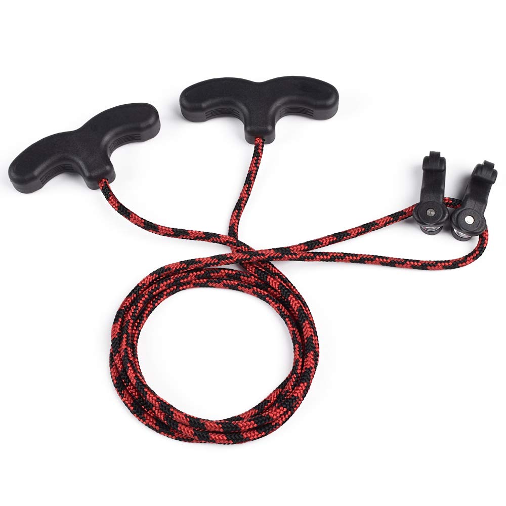 SHENG-RUI Crossbow Cocking Device Double Handle Crossbows Rope Cocker Aid Cocking String Tool