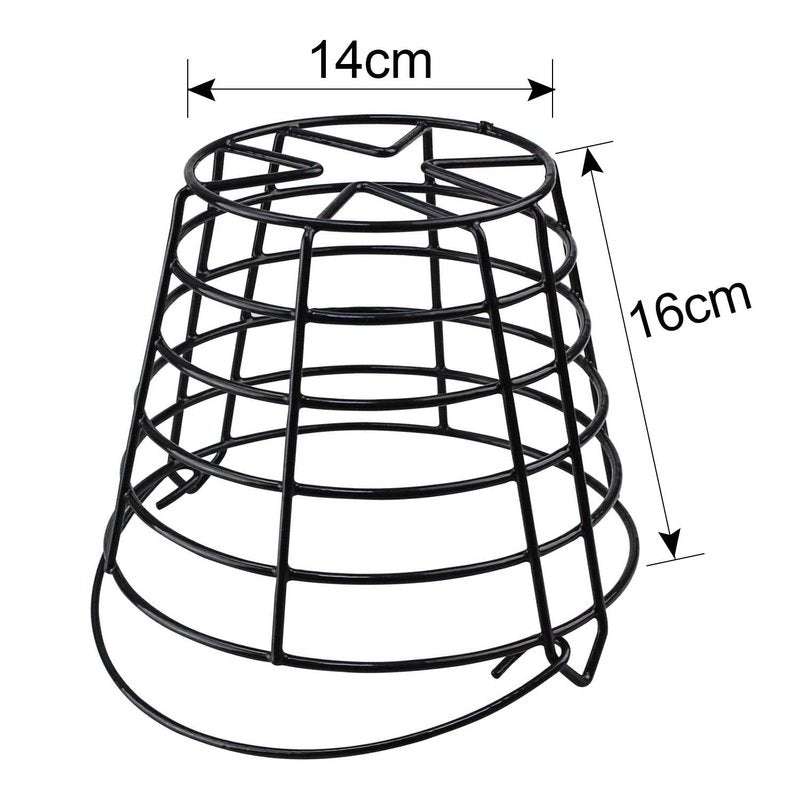 Crestgolf 2PCS Stainless Metal Golf Basket Golf Ball Container Ball Bucket (2 Pack)