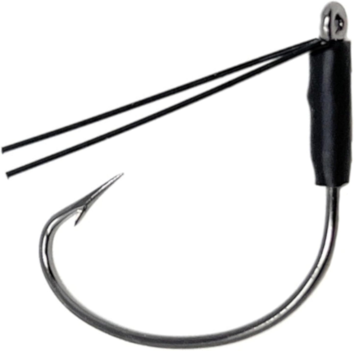 Wacky Hooks - Ultra Sharp Weedless Fishing Hooks | 25 Pack Neko Rig Hooks for Bass Fishing