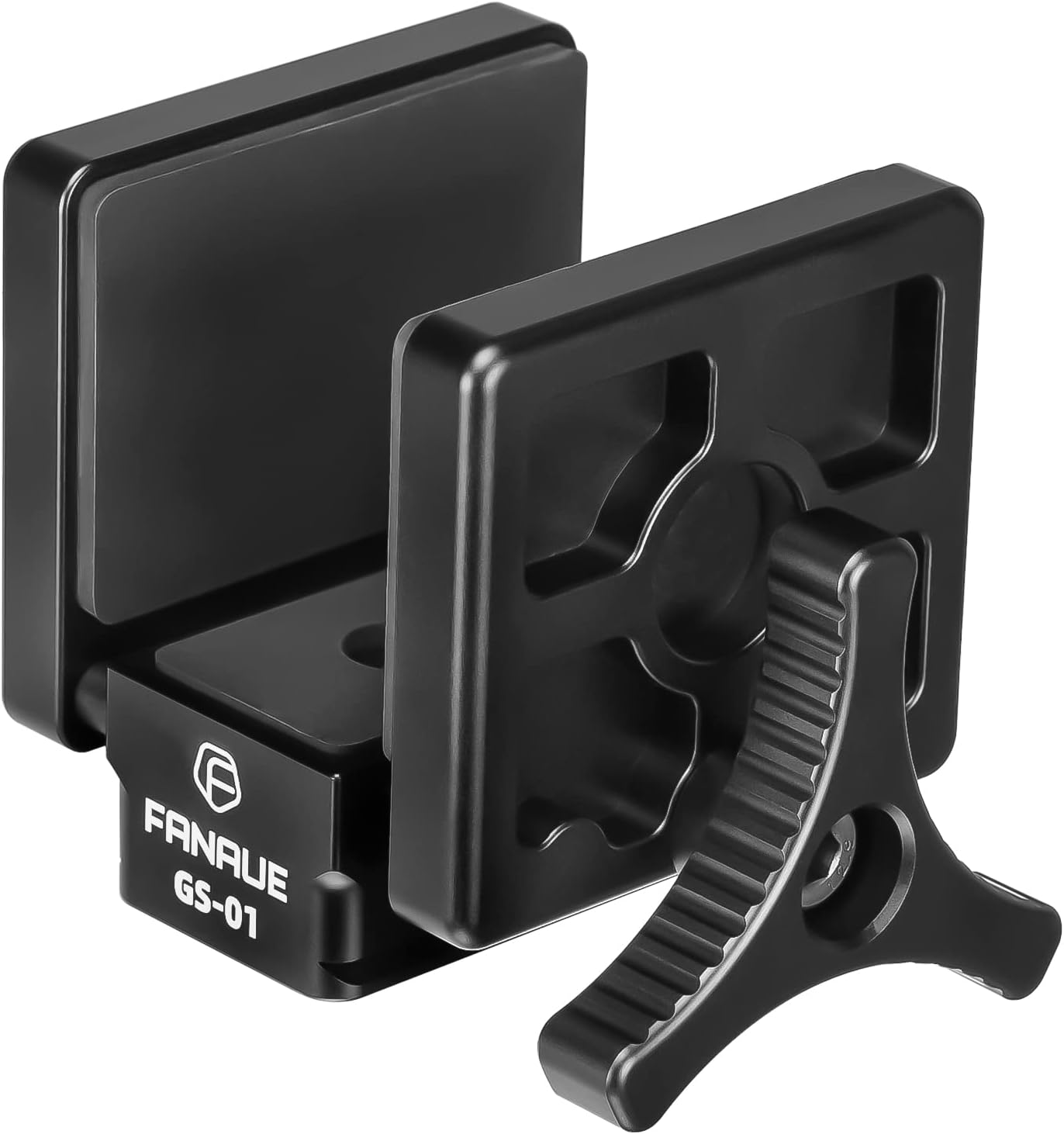 Arca Swiss Rifle Saddle Mount - FANAUE GS-01 Tripod Clamp with Quick Release Plate for Enhanced Shooting Accuracy | Ideal for Hunting