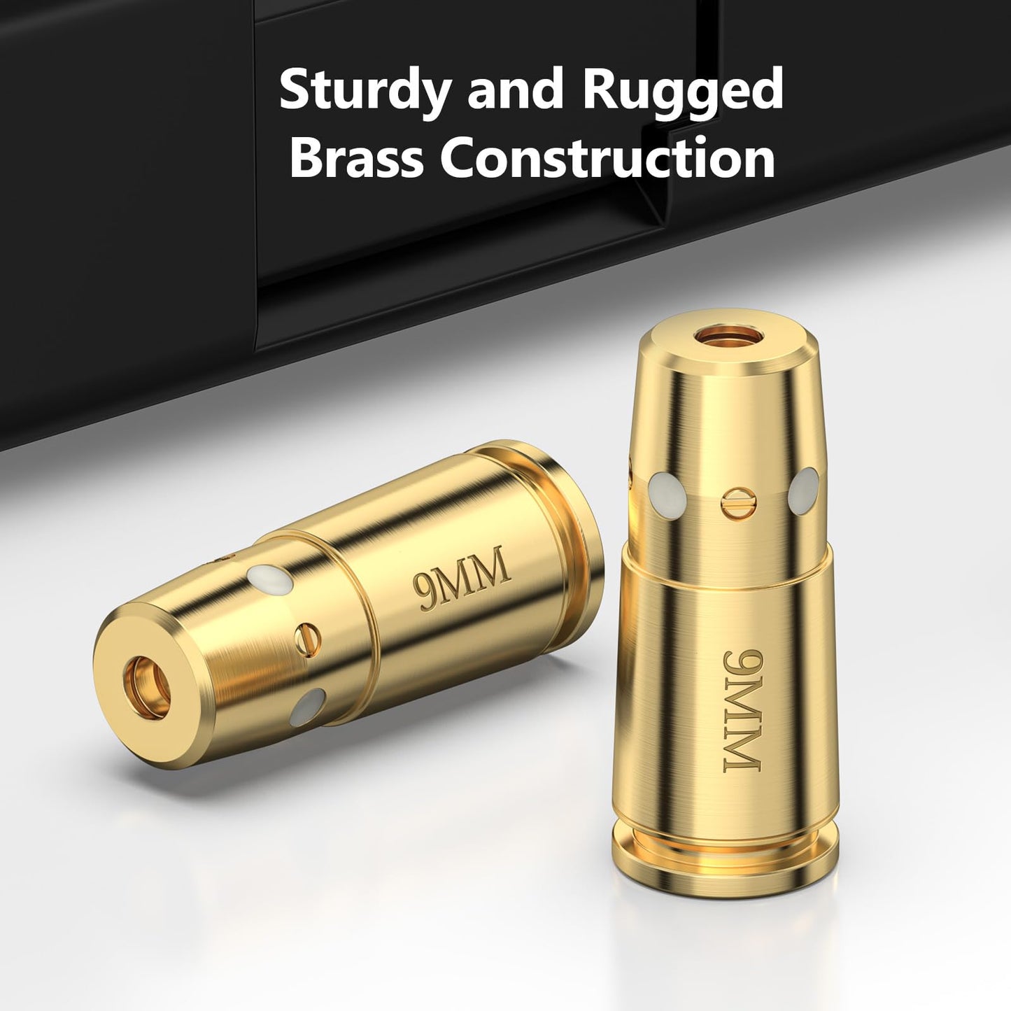 MidTen 9mm Laser Bore Sighter with 4 Sets of Batteries, Bore Sight Laser Zeroing Works Quickly and Effectively