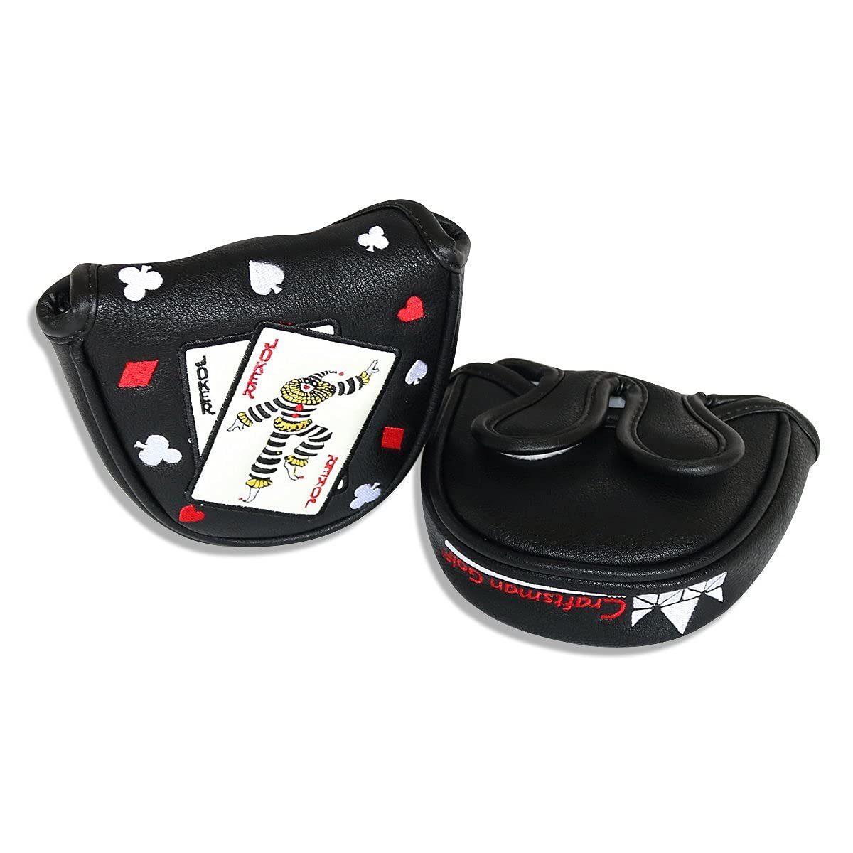 Craftsman Golf Joker Poker Game Clown Mallet Putter Cover Headcover