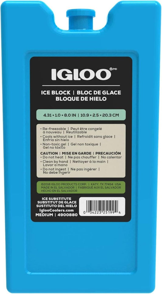 Igloo Maxcold Ice Block - Durable Freezer Ice Pack for Long-Lasting Coolness | 4 lbs