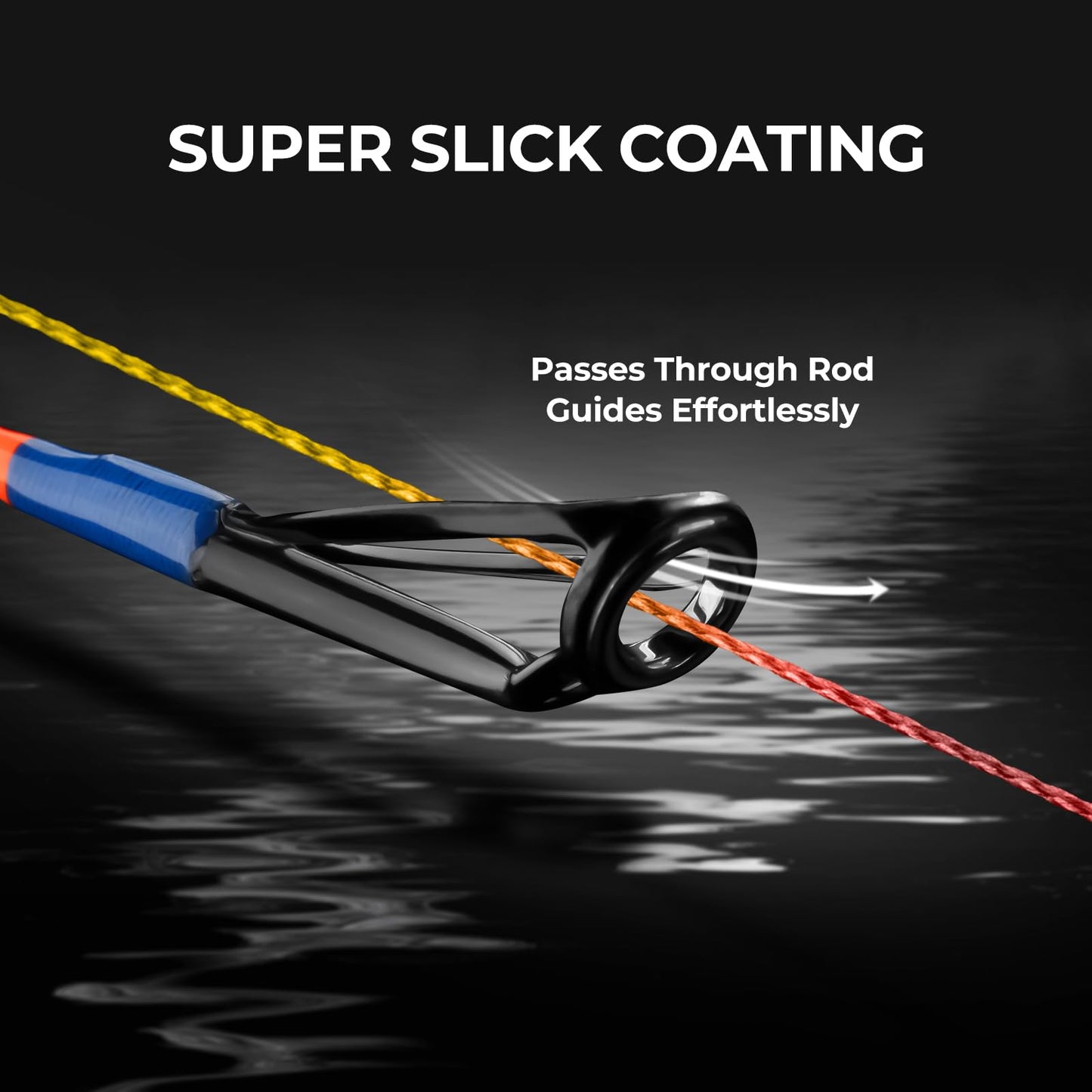 KastKing Superpower Braided Fishing Line, Orange Camo, 50LB, 150 Yds