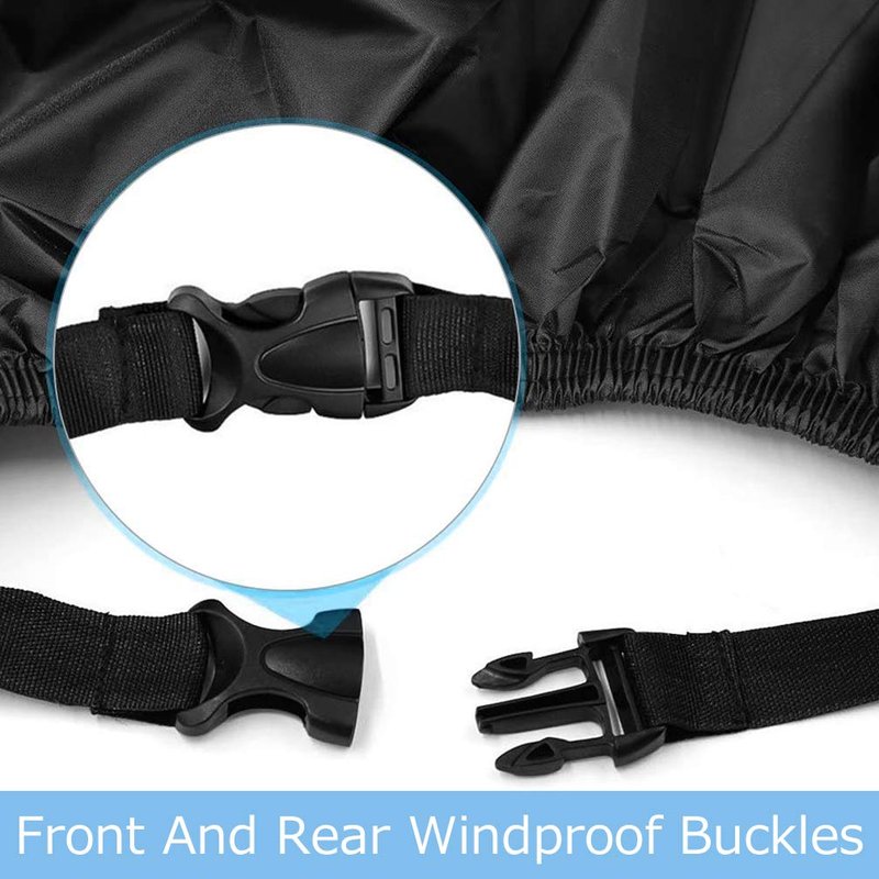 Maveek Bicycle Cover for 3 Bikes Waterproof Outdoor Storage Winter Cold Weather, Rain Snow Wind Proof Tarp Tent Shed Dust Dirt Resistant All Weather Cycle Protection UV Summer Indoor Garage