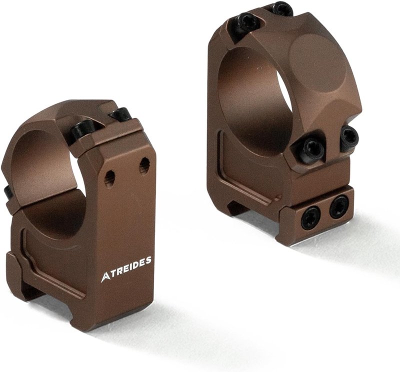 ATREIDES 30mm Scope Rings - 1.25" Center Height for 20mm Rails | Durable Mounting Solution
