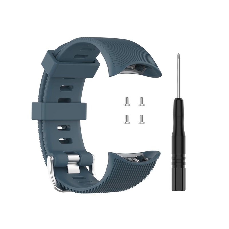 Band for Garmin Forerunner 45 (42mm), Soft Silicone Replacement Watch Band Strap for Garmin Forerunner 45S (39mm) / Swim 2 Smart Watch (No Tracker)