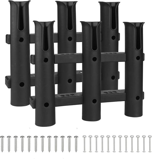 Fishing Rod Holders - Durable Plastic Tube Bracket for Boat, Kayak & Trailer | Portable Design