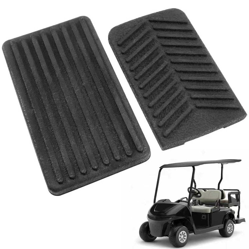 COOL STAR Golf Cart Accelerator and Brake Pedal Pad Cover Compatible with EZGO RXV 2008-Up Gas and Electric Vehicles Replaces 610471 600252 600255 610529