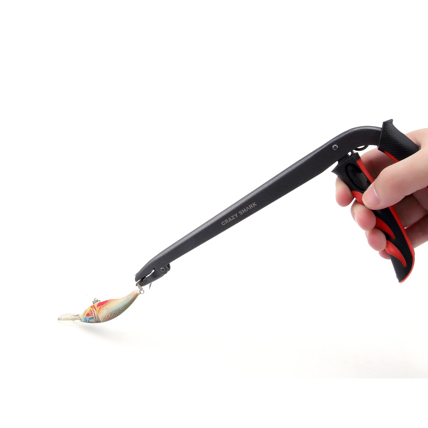 CRAZY SHARK Hook Remover Tool Fishing,Stainless Steel Fish Hook Remover Tool,Fish Dehooker,Hookout 9.5in (Luminous)