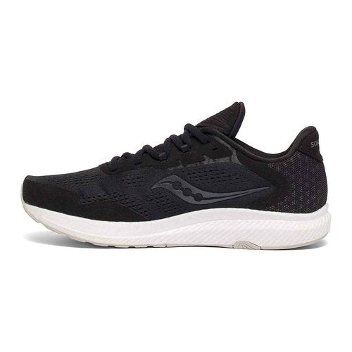 Saucony Men's Freedom 4 Running Shoe, Black/Stone, 10.5