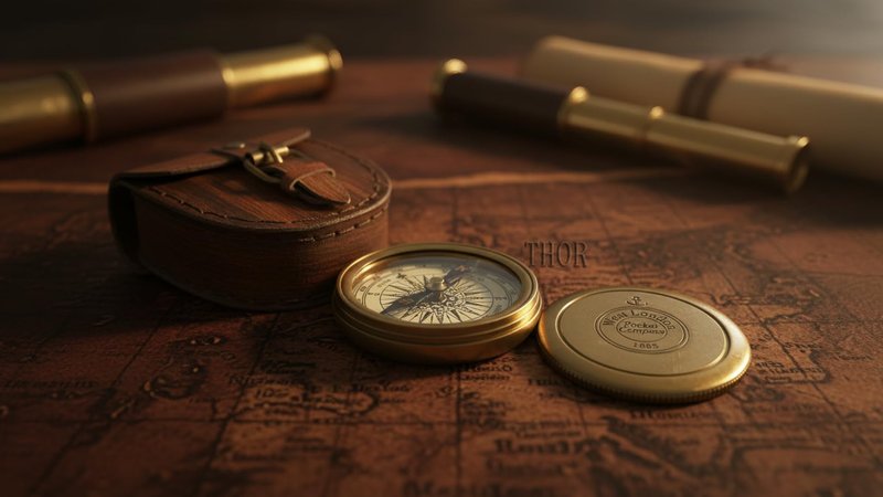 Antique Brass Pocket Compass with Leather Case Gifts | Engraved Compasses for Graduation, Him, Her, Husband, Dad, Son/Friends Compass for Camping, Hiking, Touring