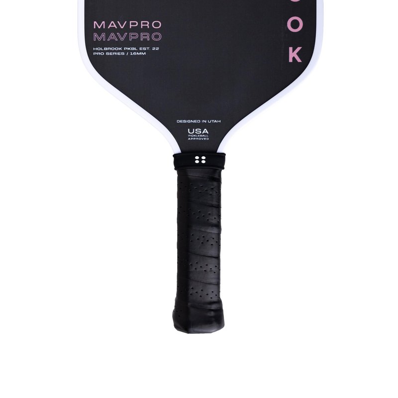 Holbrook Mav Pro 2.0 Pink Pickleball Paddle: T700 3K Carbon Fiber Surface, Power, Control, Spin, Polypropylene Honeycomb Core, USAPA Approved - 16 mm