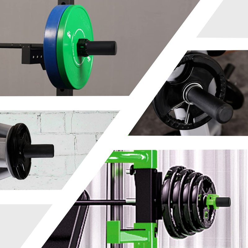LFJ Nylon Olympic Adapter Sleeve Converts 1" standard Weight plate posts to 2" Olympic Weight posts (12 inches, 2)