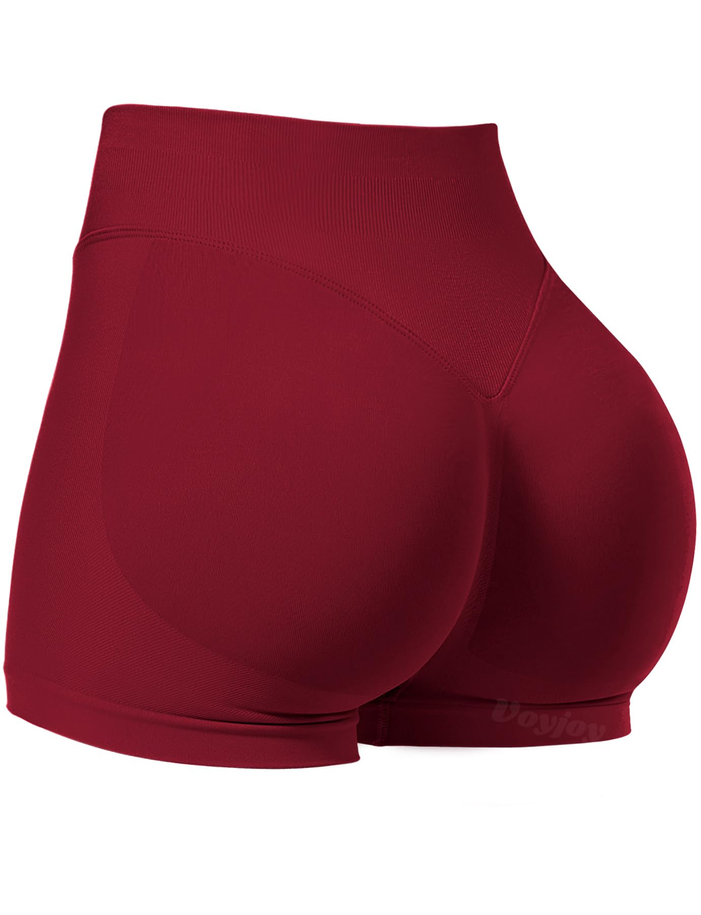 VOYJOY Women Workout Impact Shorts 2.5"/ 3.6"/ 4.5"/ 6" Scrunch Butt Lifting Gym Seamless Booty Biker Shorts